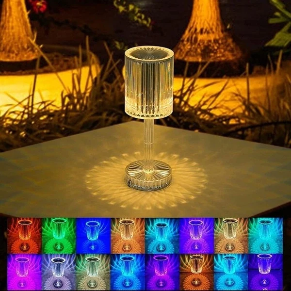 Crystal Table LED Lamp