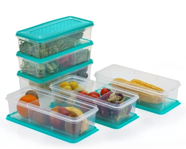 2 Pcs Fridge Storage Container