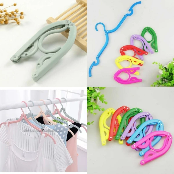 Travel Foldable Hanger (6 Pcs Set)