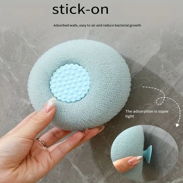 Soft Bath Scrubber Brush (With Grip)