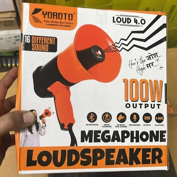 YOROTO MEGAPHONE 📣 LOUDSPEAKER