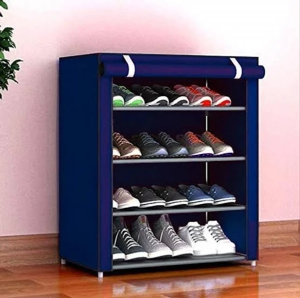 4 Layer Shoe Rack With Cover