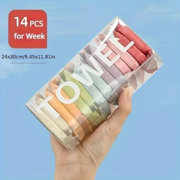 14pcs Compressed Towel (Imported)