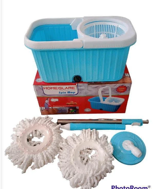 Square Bucket Spin Mop (Heavy)