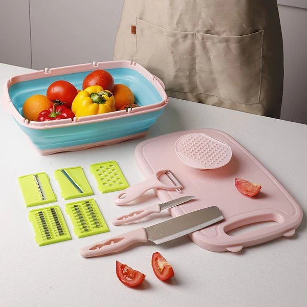 9in1 Multifunction Chopping & Wash Tray