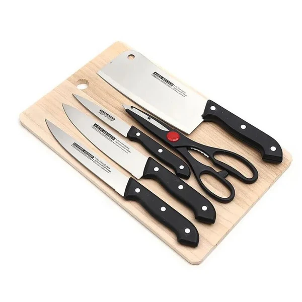 6 in1 Knife & Chopping Board Set (Imported)