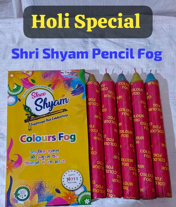 Shri Shyam Pencil Fog 1 Stick (Mix Colours)