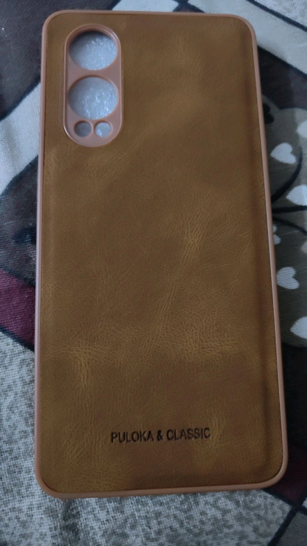 OnePlus Nord CE 4 Lite Artificial Leather Back Cover (Tan Color)