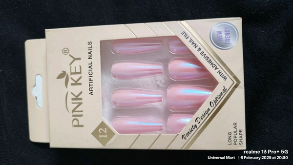Artificial Nails- Long Pink Nails