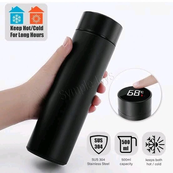 Black Temperature Flask Bottle