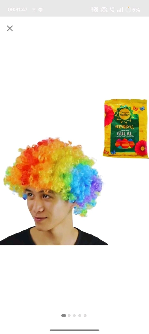 Holi Special Colourfull Malinga Hairs