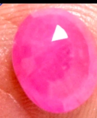 Natural Ruby Stone (Certified by GIA / IGJTL / IGI ) African Mines Unheated Untreated Ruby5960 - Violet Eggplant