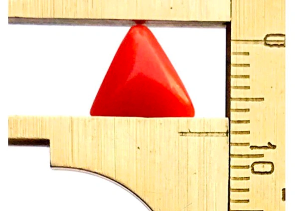 Natural Red Coral Stone (Certified by GIA / IGJTL / IGI ) Italy Mines Moonga Stone Unheated UntreatedCODE = Coral2461 - Red