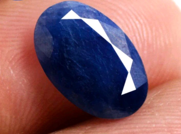 Natural Blue Sapphire Stone (Certified by GIA / IGJTL / IGI ) African Mine Neelam Stone Unheated UntreatedCODE = BlueSapphire4216 - Navy Blue
