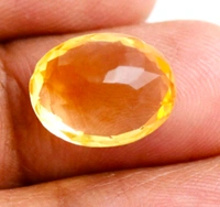 Natural Citrine Stone (Certified by GIA / IGJTL / IGI ) Africa Mines Sunela Stone Unheated UntreatedCODE = Citrine22734 - Amber