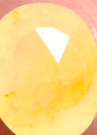 Natural Yellow Sapphire Stone (Certified by GIA / IGJTL / IGI ) Ceylon Mines Pukhraj Stone Unheated UntreatedCODE = Pukhraj18890 - Yellow