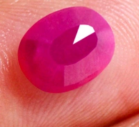 Natural Ruby Stone (Certified by GIA / IGJTL / IGI ) Old Burma Mines Unheated UntreatedCODE = Ruby6533 - Purple