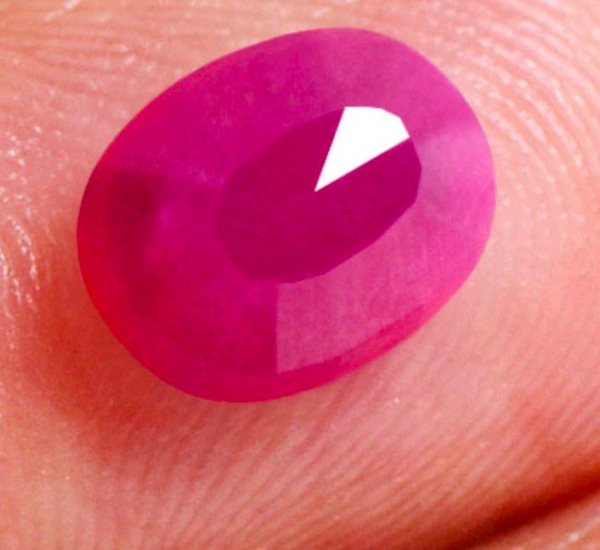 Natural Ruby Stone (Certified by GIA / IGJTL / IGI ) Old Burma Mines Unheated UntreatedCODE = Ruby6533 - Purple