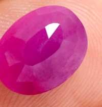 Natural Ruby Stone (Certified by GIA / IGJTL / IGI ) Old Burma Mines Unheated UntreatedCODE = Ruby6516 - Purple
