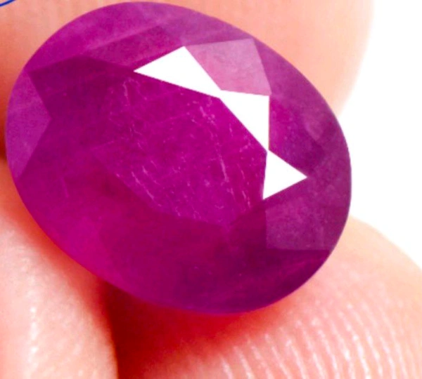 Natural Ruby Stone (Certified by GIA / IGJTL / IGI ) Old Burma Mines Unheated UntreatedCODE = Ruby6512 - Purple