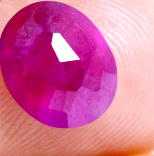 Natural Ruby Stone (Certified by GIA / IGJTL / IGI ) Old Burma Mines Unheated UntreatedCODE = Ruby6512 - Purple