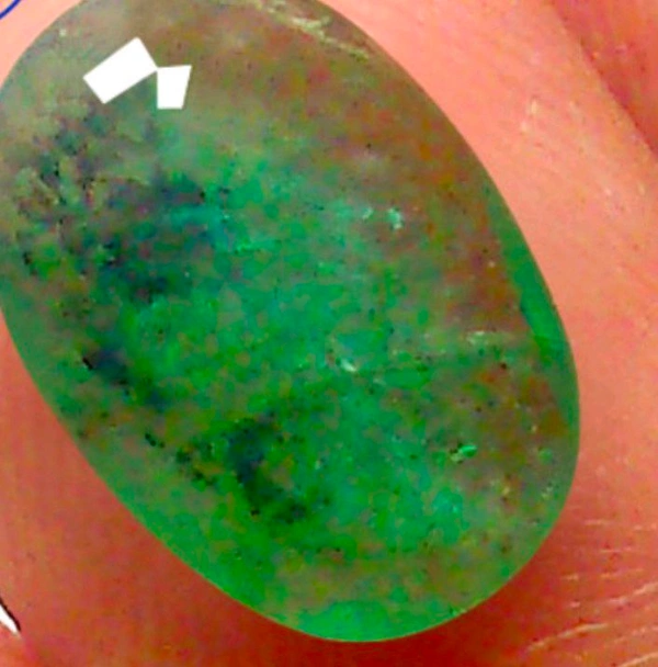 Natural Emerald Stone (Certified by GIA / IGJTL / IGI ) Zambia Mines Panna Stone Unheated UntreatedCODE = Emerald3682 - Japanese Laurel