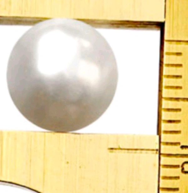 Pearl Stone (Certified by GIA / IGJTL / IGI ) South Sea Seep Moti, Heavy Weight RoundCODE = Pearl2709 - White