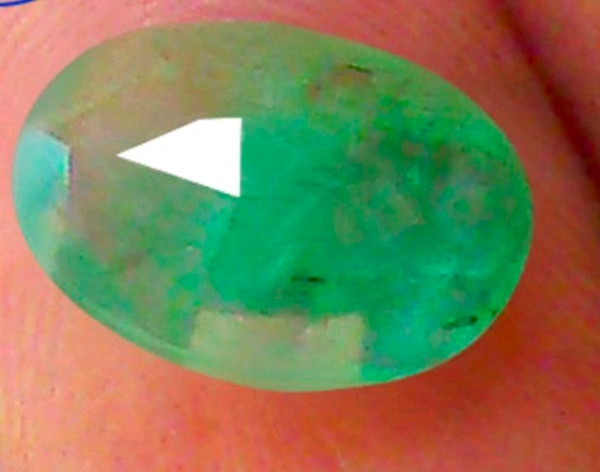 Natural Emerald Stone (Certified by GIA / IGJTL / IGI ) Colombia Mines Panna Stone Unheated UntreatedCODE = Emerald3439 - Green