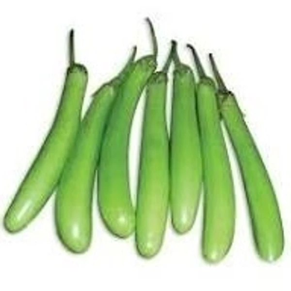 Brinjal Long Green  - 250 gms