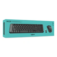 Logitech MK 220 Wireless KB+Mouse Combo - Black