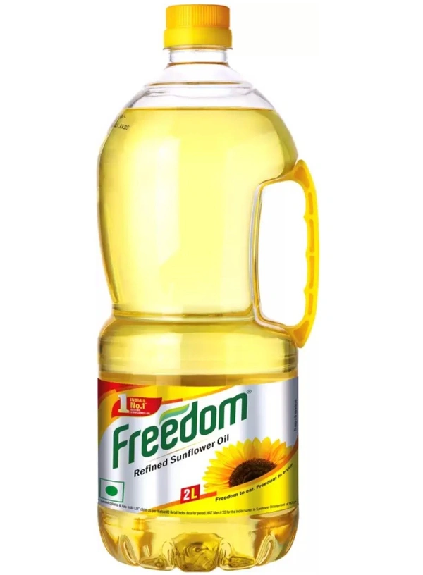 Freedom Refined Sunflower Oil - 2 Lit, Web Orange