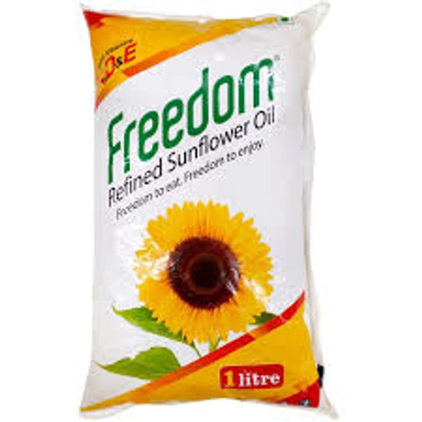 Freedom Refined Sunflower Oil - 1 Lit, Web Orange