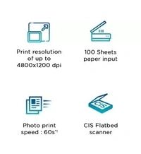 Canon PIXMA MegaTank/Ink Efficient G2012 Multi-function Color Ink Tank Printer (Color Page Cost: 0.32 Rs. | Black Page Cost: 0.09 Rs.) with 2 additional Black  (6 Ink Bottles Included) - Black