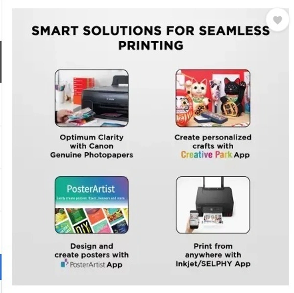 Canon PIXMA MegaTank/Ink Efficient G2012 Multi-function Color Ink Tank Printer (Color Page Cost: 0.32 Rs. | Black Page Cost: 0.09 Rs.) with 2 additional Black  (6 Ink Bottles Included) - Black