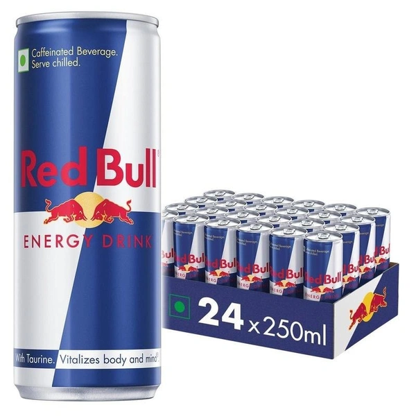 REDBULL Red Bull Energy Drink Can, 250 ml - 250 ml, Lonestar