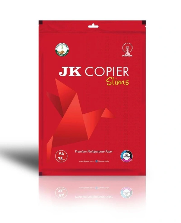 JK Copier Slims 75gsm A4 100 N - A4, White