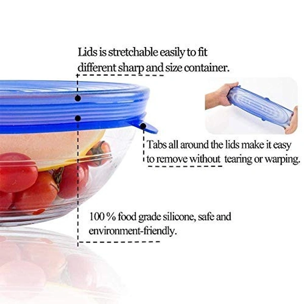 Flexible Silicon Stretch Lids