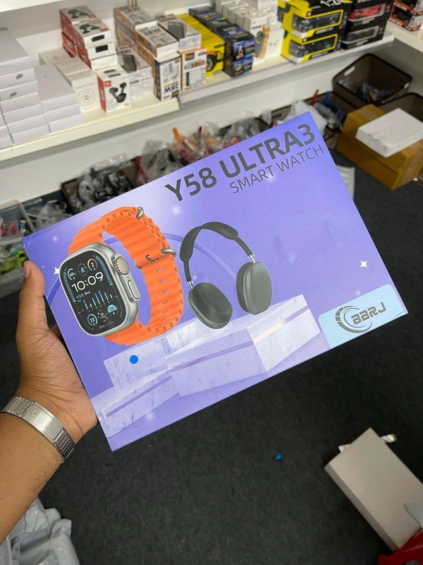 Y58 Ultra3 SMARTWATCH COMBO - Black