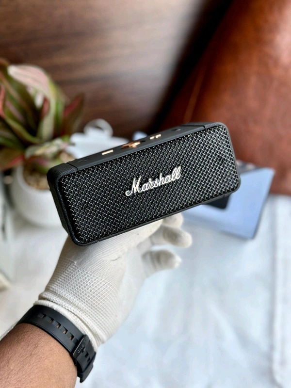 SMALL MARSHALL EMBERTON SPEAKER - Black
