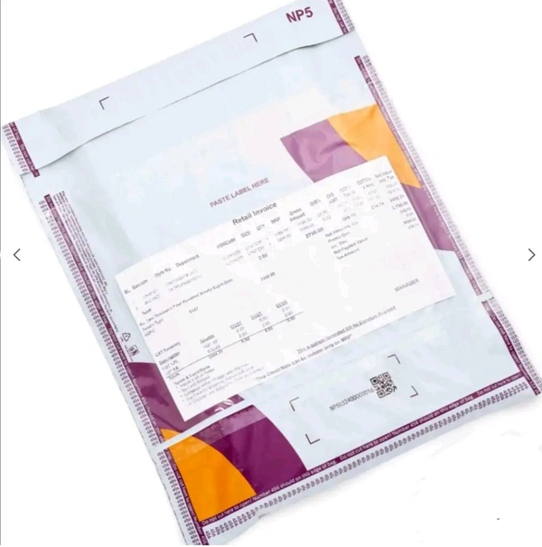 Meesho Bar Coded courier Bag with POD 14*10 - 100pcs