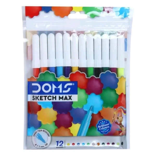 DOMS SKETCH PEN MAX (12 SHADES) - 1pc