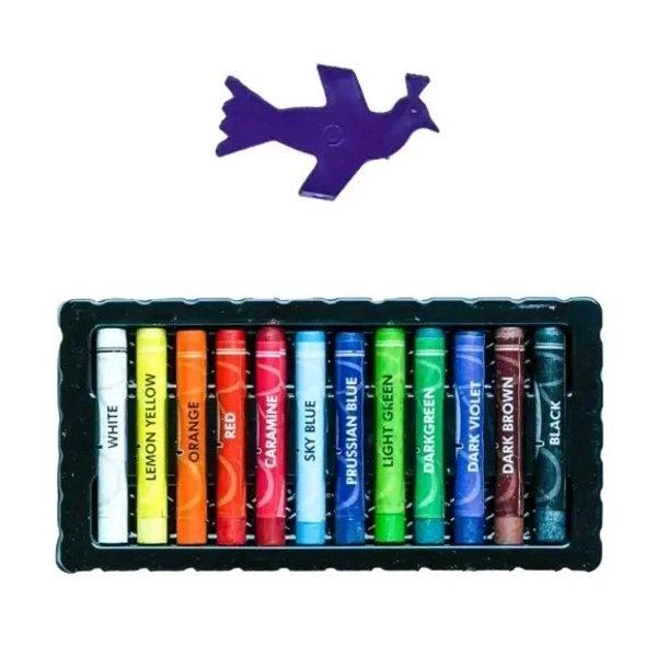 POLO OIL PASTEL 12 SHADES PAPER BOX - 1pc