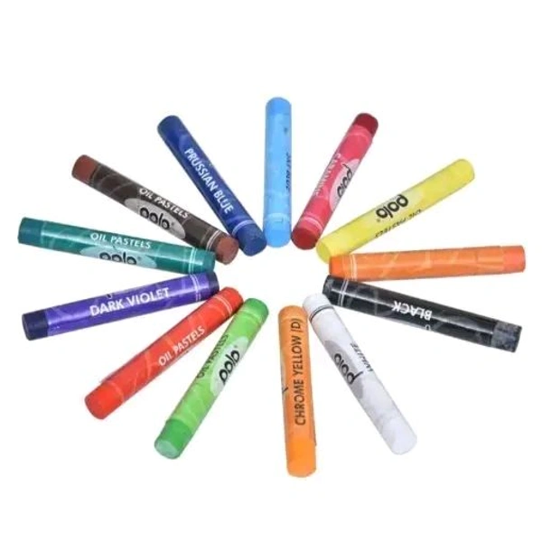 POLO OIL PASTEL 12 SHADES PAPER BOX - 1pc
