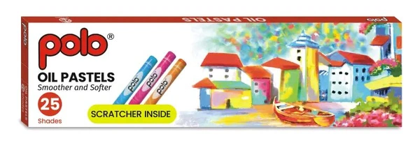 POLO OIL PASTEL 25 SHADES PAPER BOX - 1pc