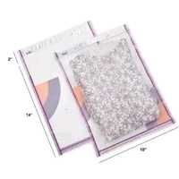 Meesho Transparent Bar Coded courier Bag No POD 14*10 - 20pcs