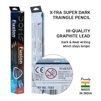 Doms Fusion Xtra Super Dark Pencil(Pack of 10 Pencils, 1 Erasener) - 1pc