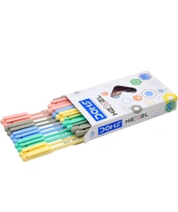 DOMS HEXEL BALL PEN ( Blue) - 10pcs