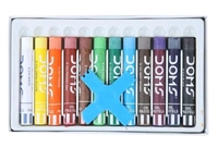 DOMS OIL PASTEL 12 SHADES PAPER BOX - 1pc