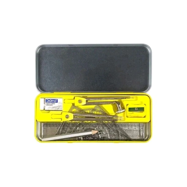 DOMS GEOMITY GEOMETRY BOX - Yellow, 1pc
