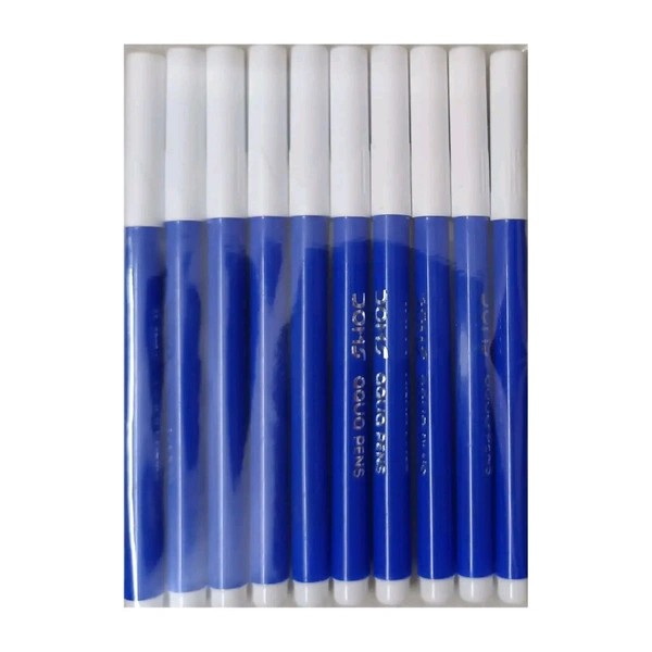 DOMS SKETCH PEN BLUE ( PACK OF 10 Pcs) - 1Pc, Blue